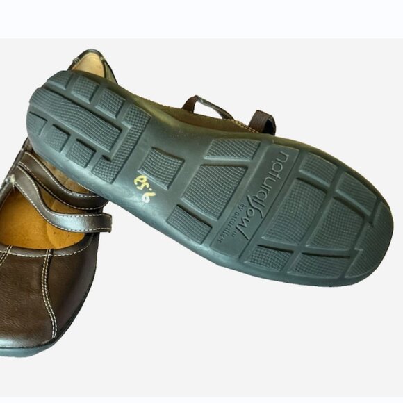 Naturalizer Natural Soul Mary Jane Comfort Flats Brown Women’s 6.5 New - Picture 6 of 8